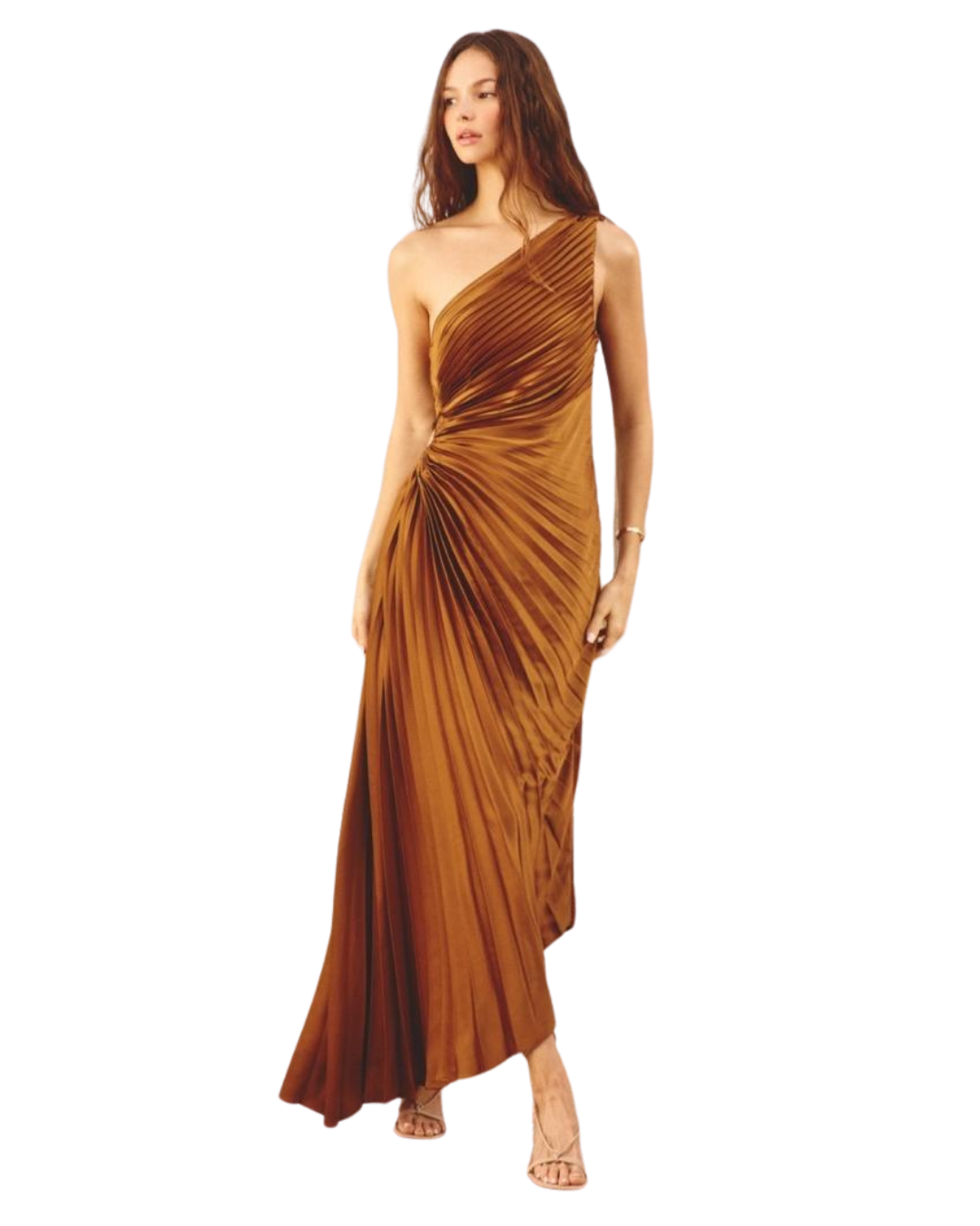 Vestido hombro descubierto de gala