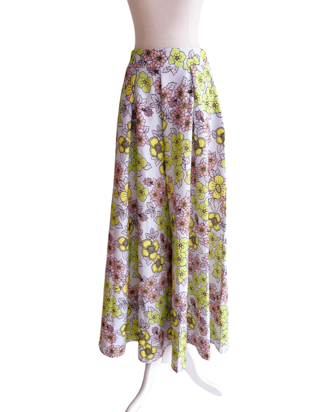 Pallazo Floral con bolsillos laterales