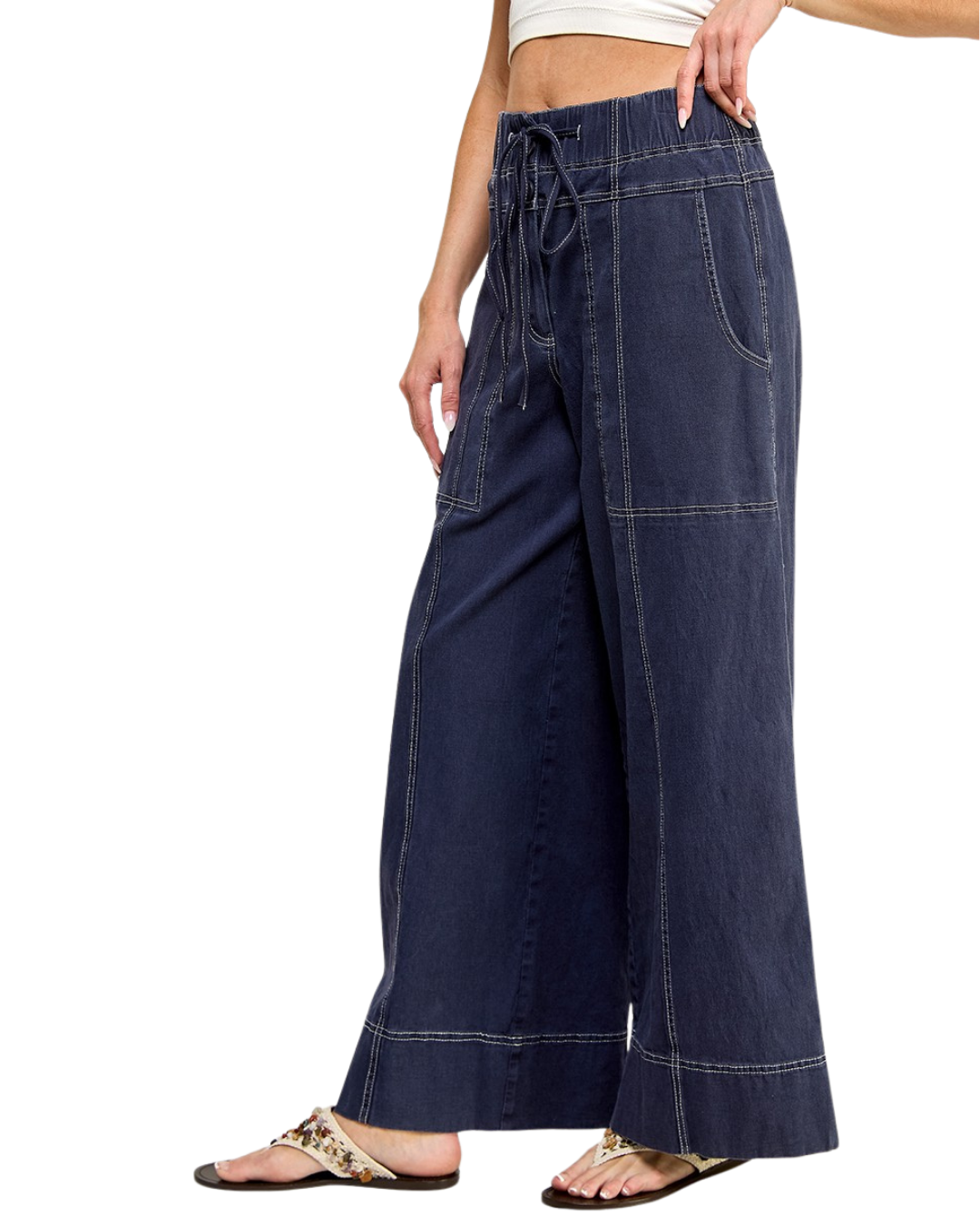 Jeans tipo jogger extra confort