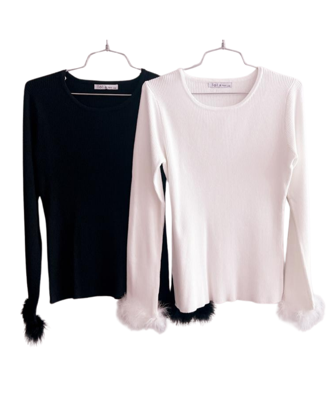 Blusa plumas manga larga