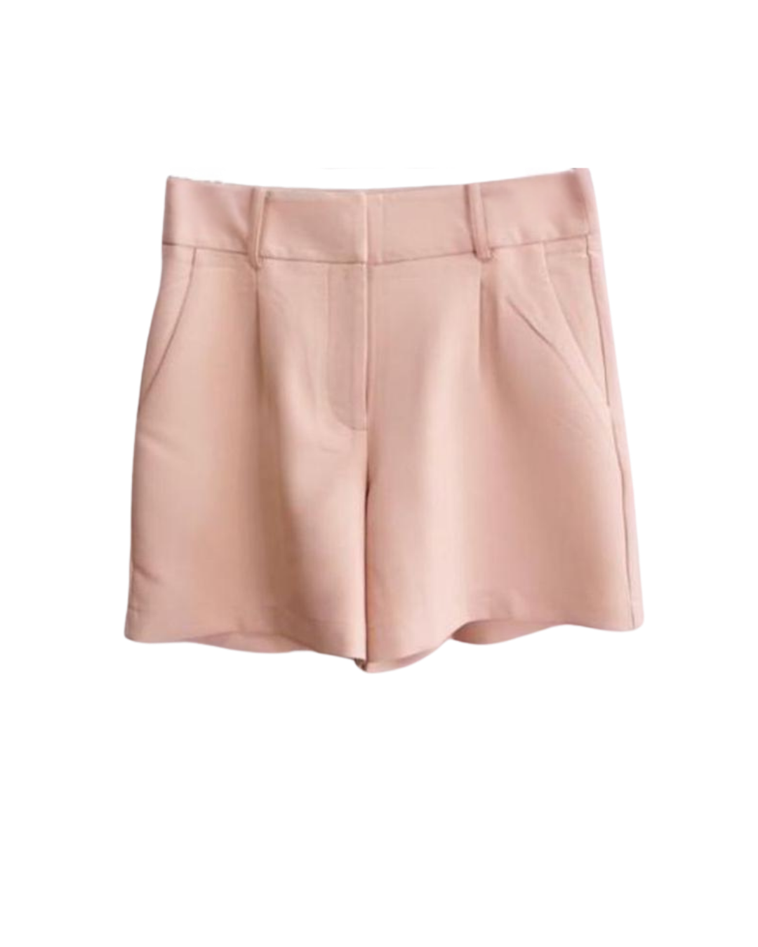 Short corte clásico de tela con bolsillos