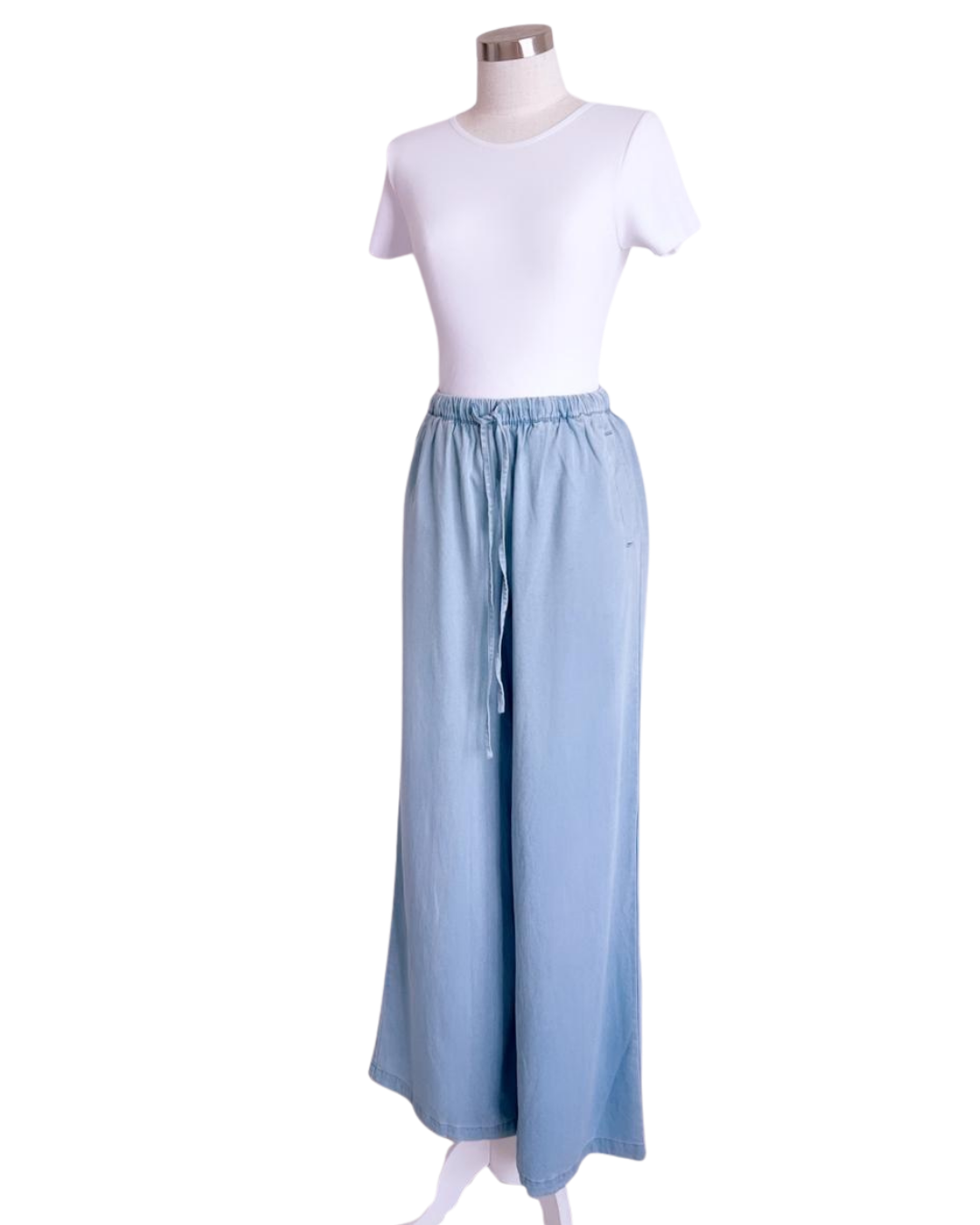 Jeans Tencel con cordón ajustable