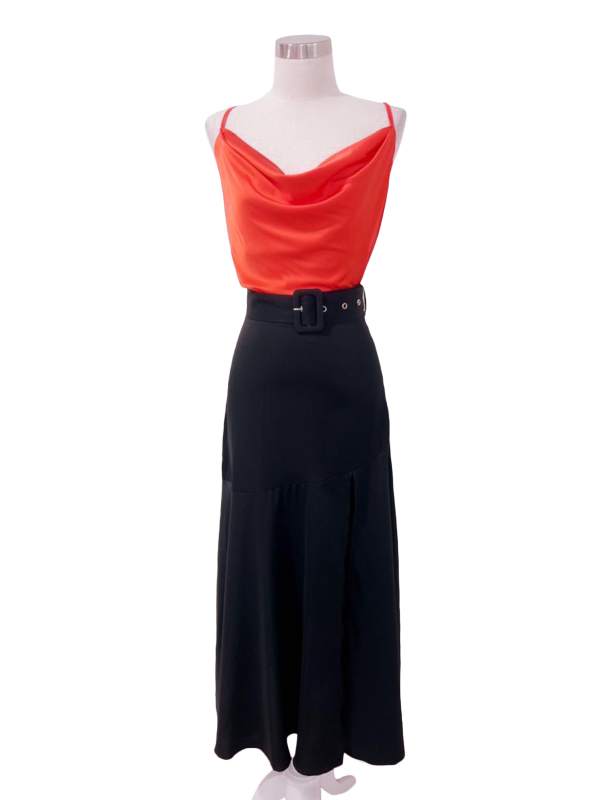 Blusa satín tirantes