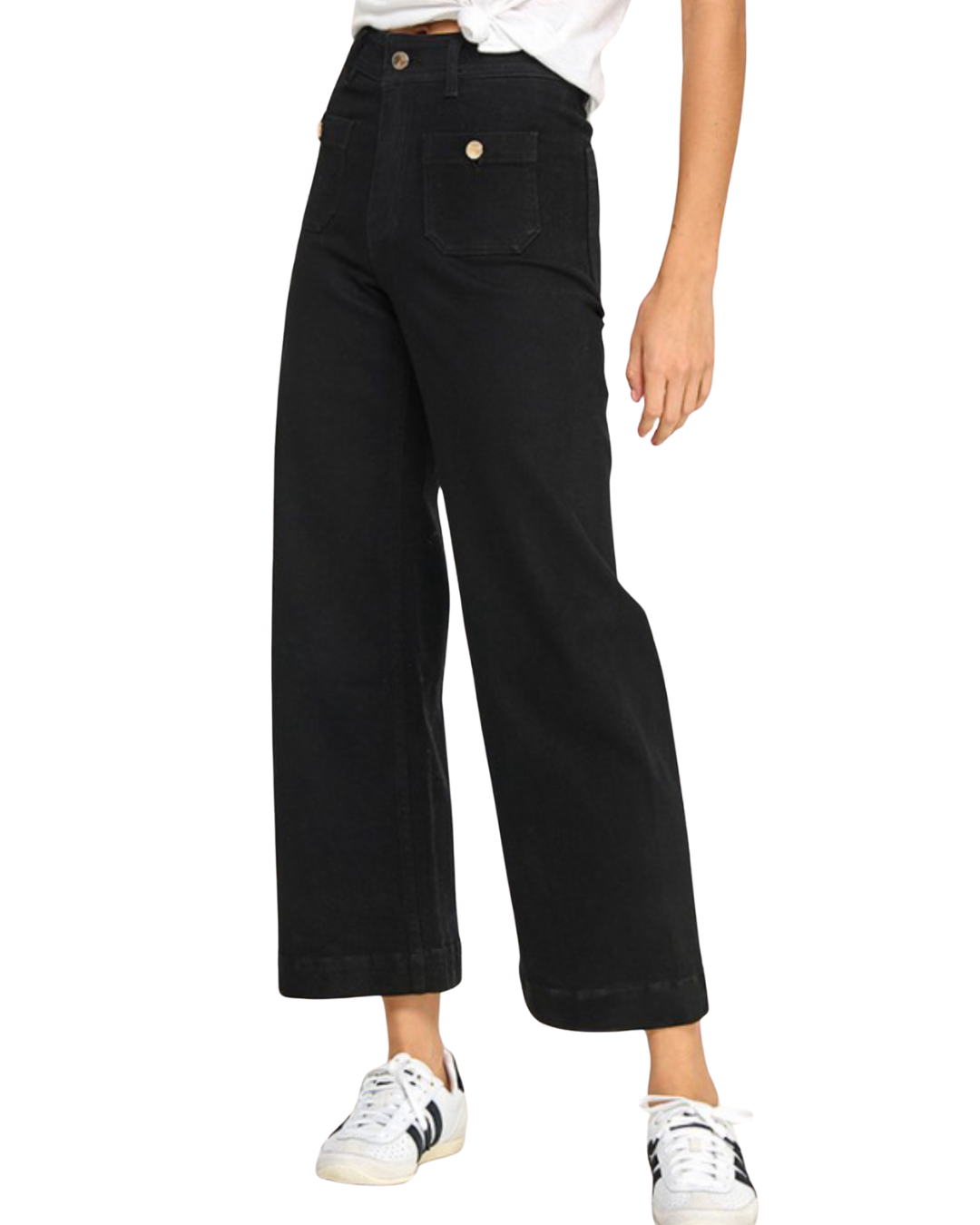 Jeans de mezclilla negro