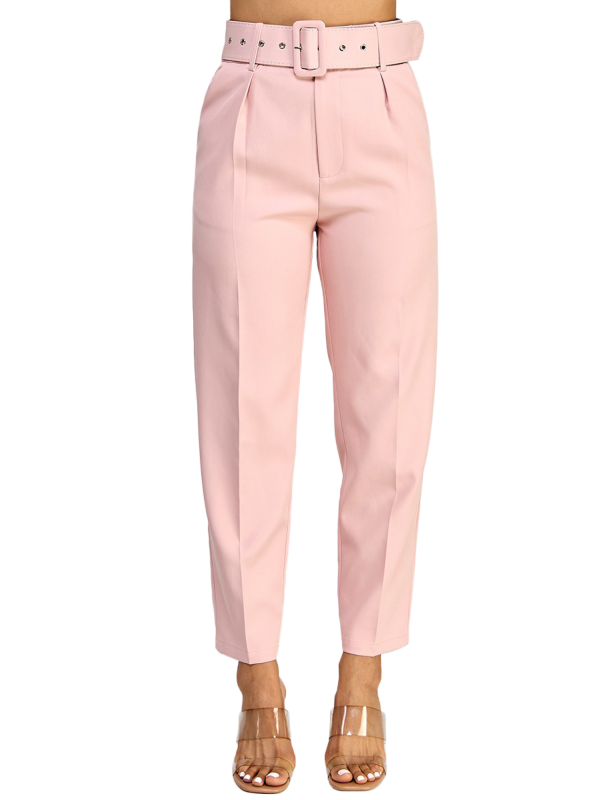 Pantalón ejecutivo con cinturón