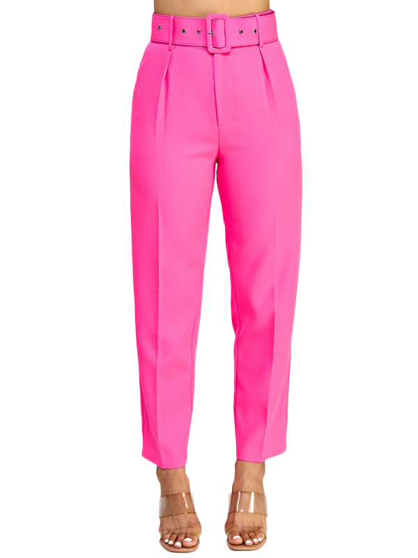 Pantalón ejecutivo con cinturón