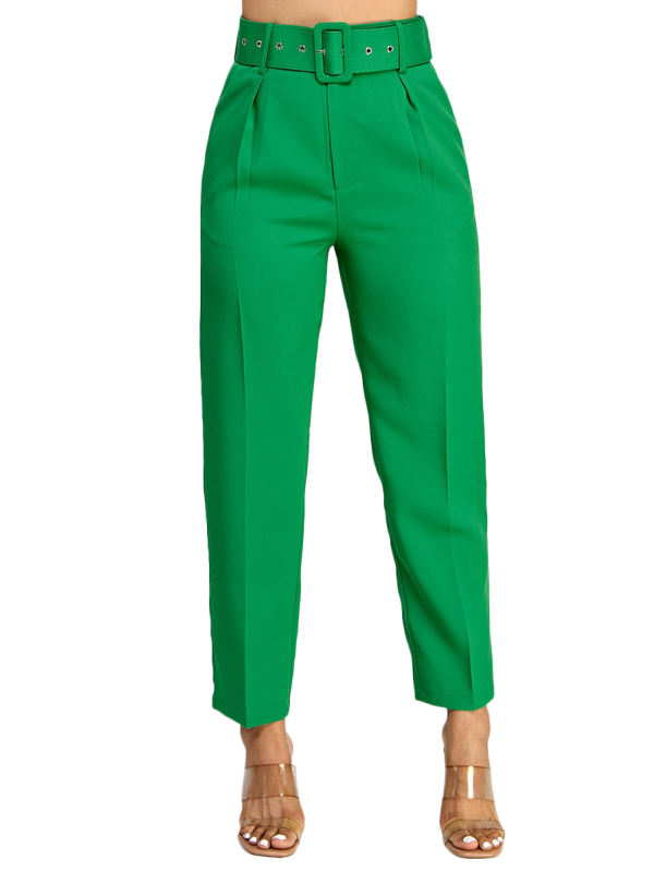 Pantalón ejecutivo con cinturón