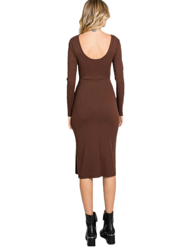 Vestido manga larga