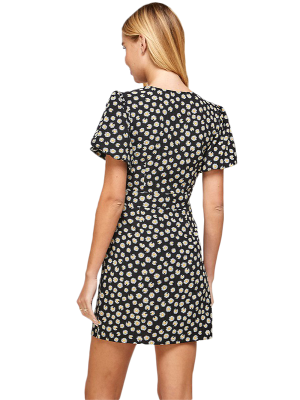 Vestido mini flores