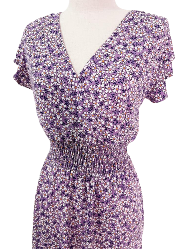 Vestido con mangas estampado floral