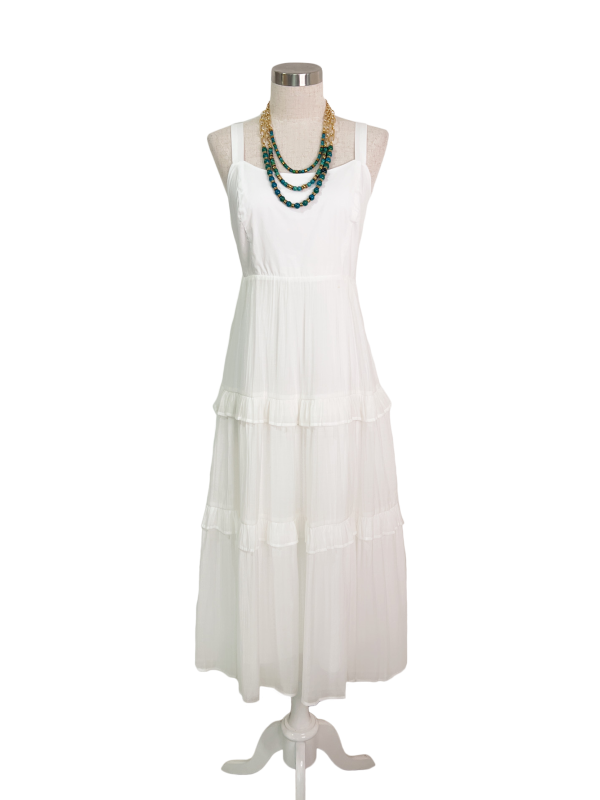 Maxi dress con volantes