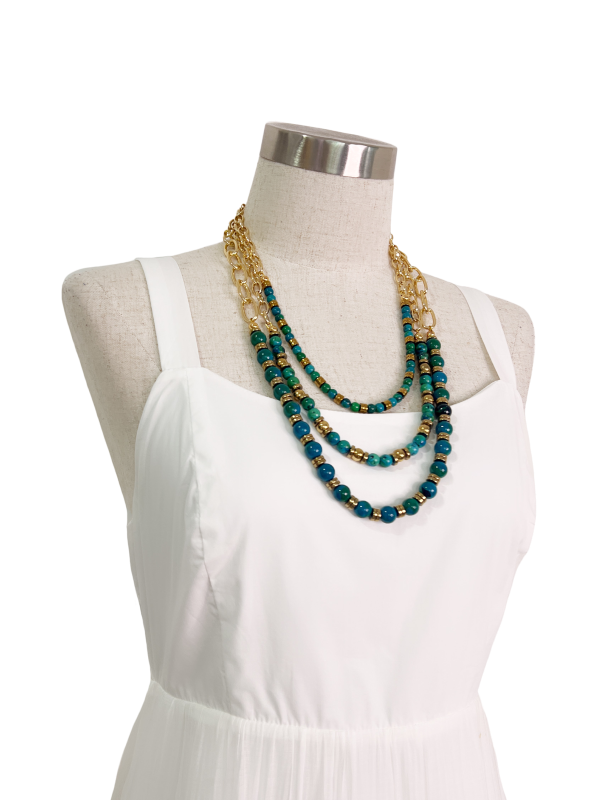Maxi dress con volantes
