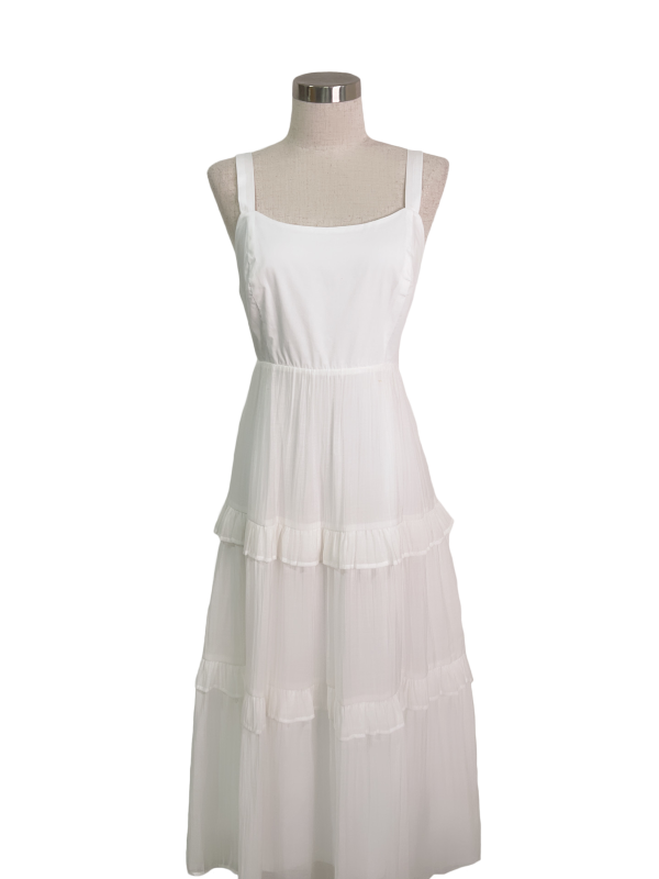 Maxi dress con volantes