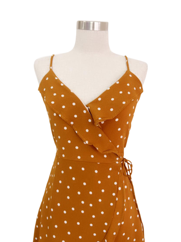 Vestido estampado lunares