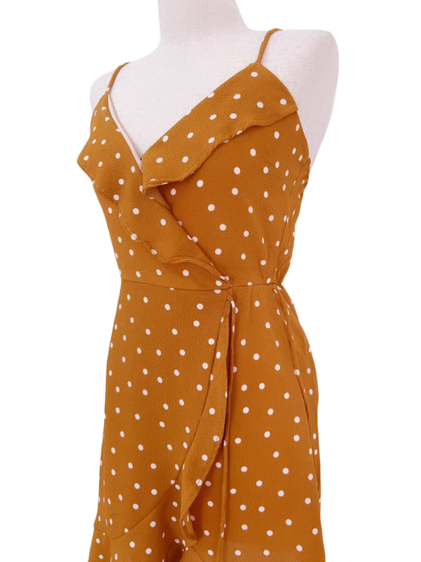 Vestido estampado lunares