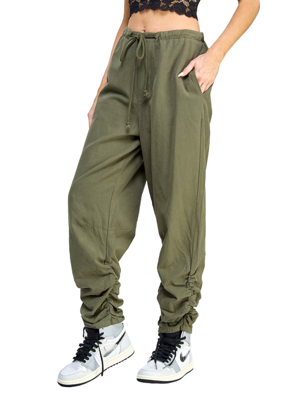 Jogger verde olivo