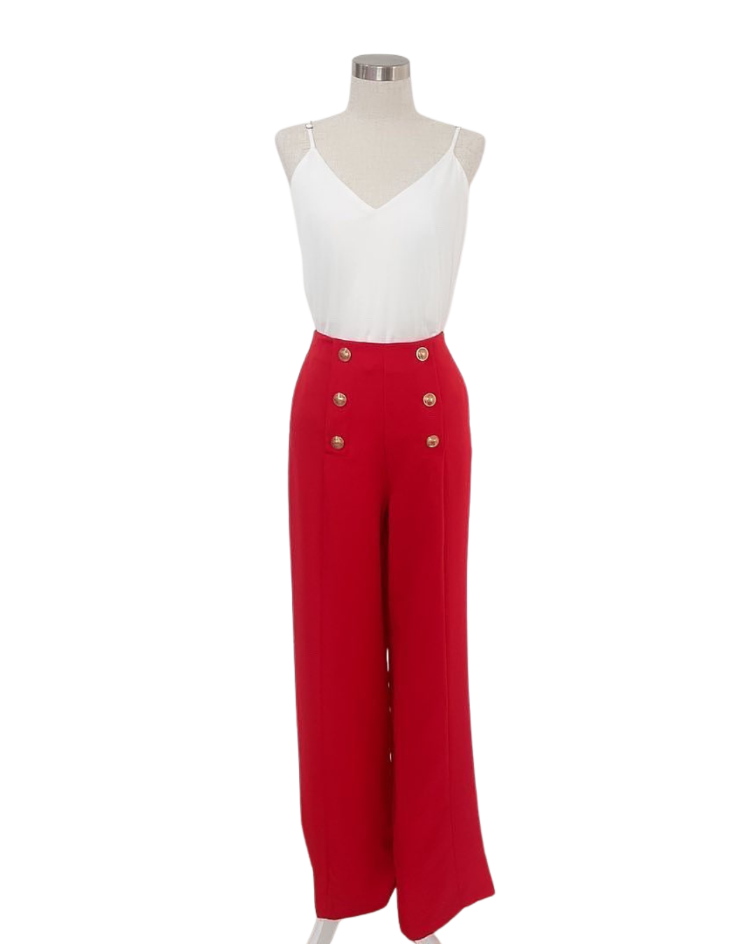 Blusa asedada con ajuste en tirante