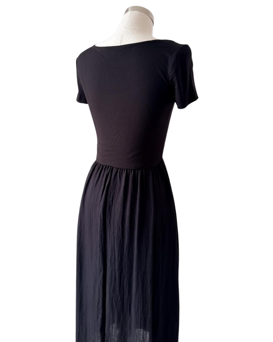 Vestido casual midi con bolsillos