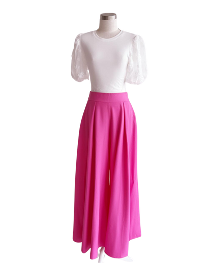 Blusa con mangas de encaje