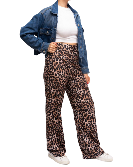 Pantalón de animal print