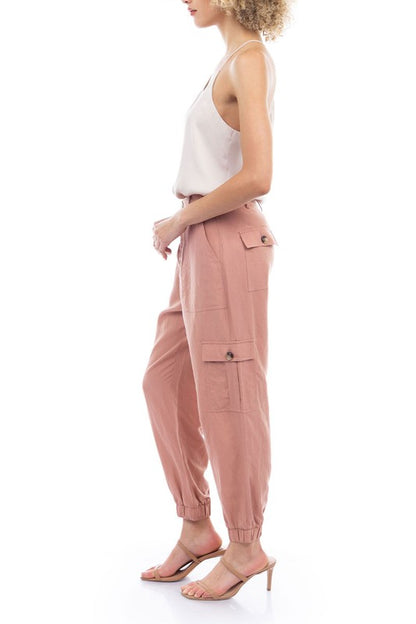 Pantalón tipo jogger cargo