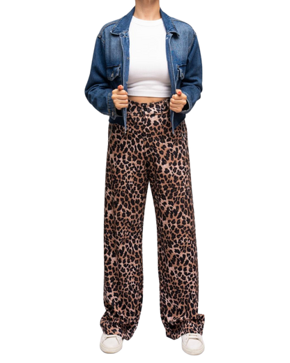 Pantalón de animal print