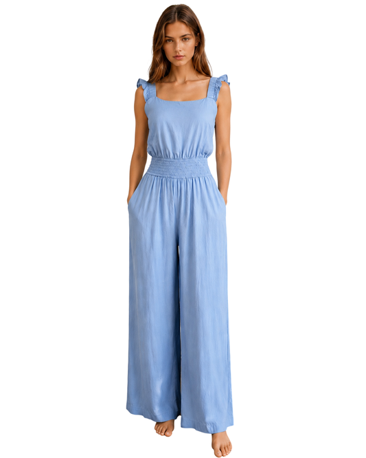 Jumpsuit Palazzo Azul Cielo