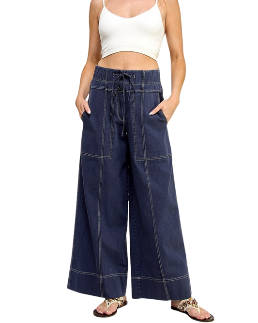 Jeans tipo jogger extra confort