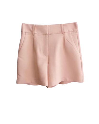 Short corte clásico de tela con bolsillos