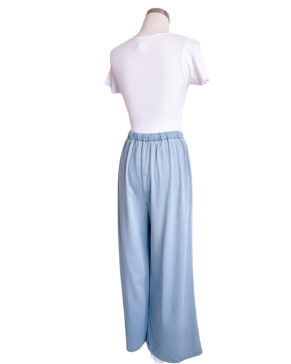 Jeans Tencel con cordón ajustable