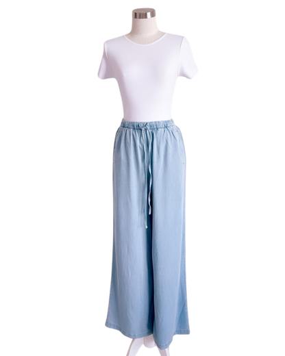 Jeans Tencel con cordón ajustable