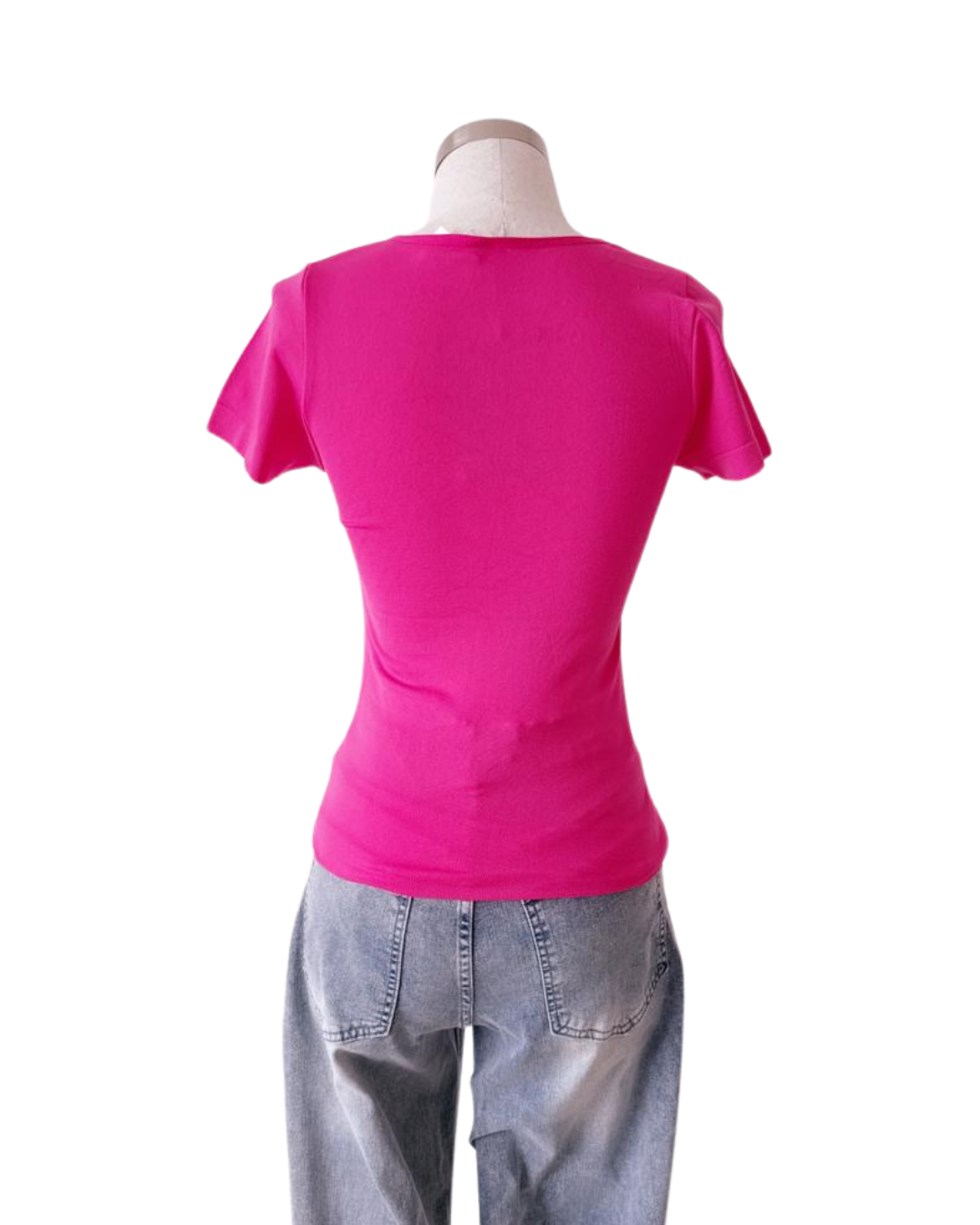 Blusa tipo licrita Fucsia