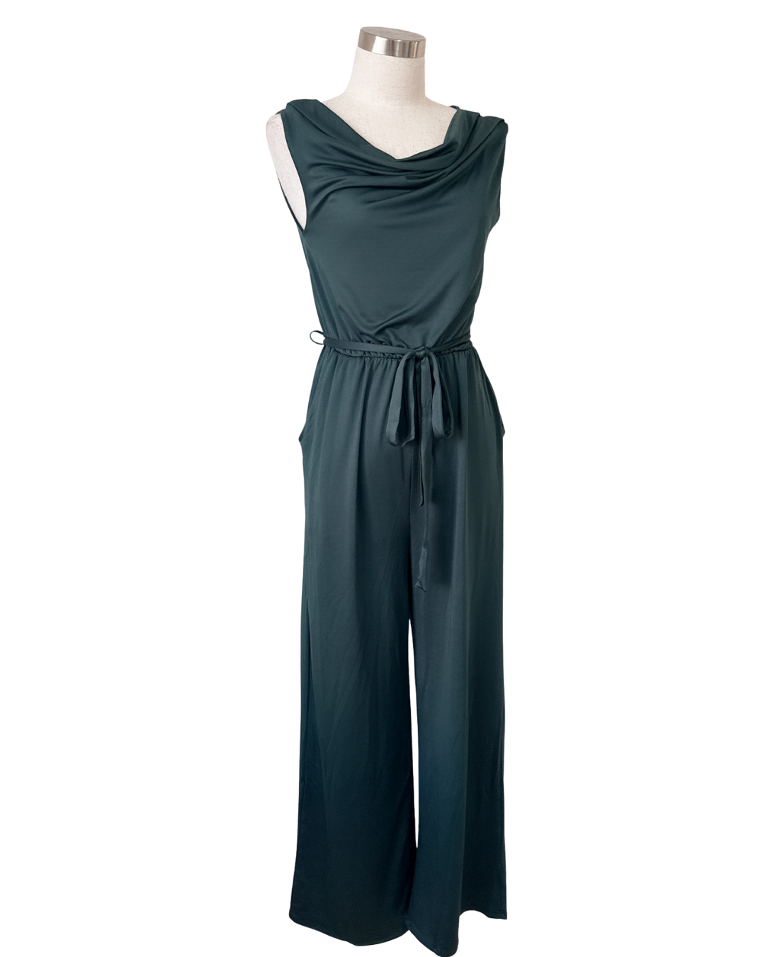 Enterizo licra fría con bolsillos