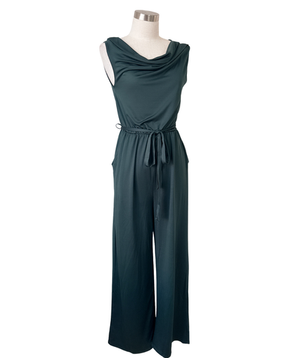 Enterizo licra fría con bolsillos