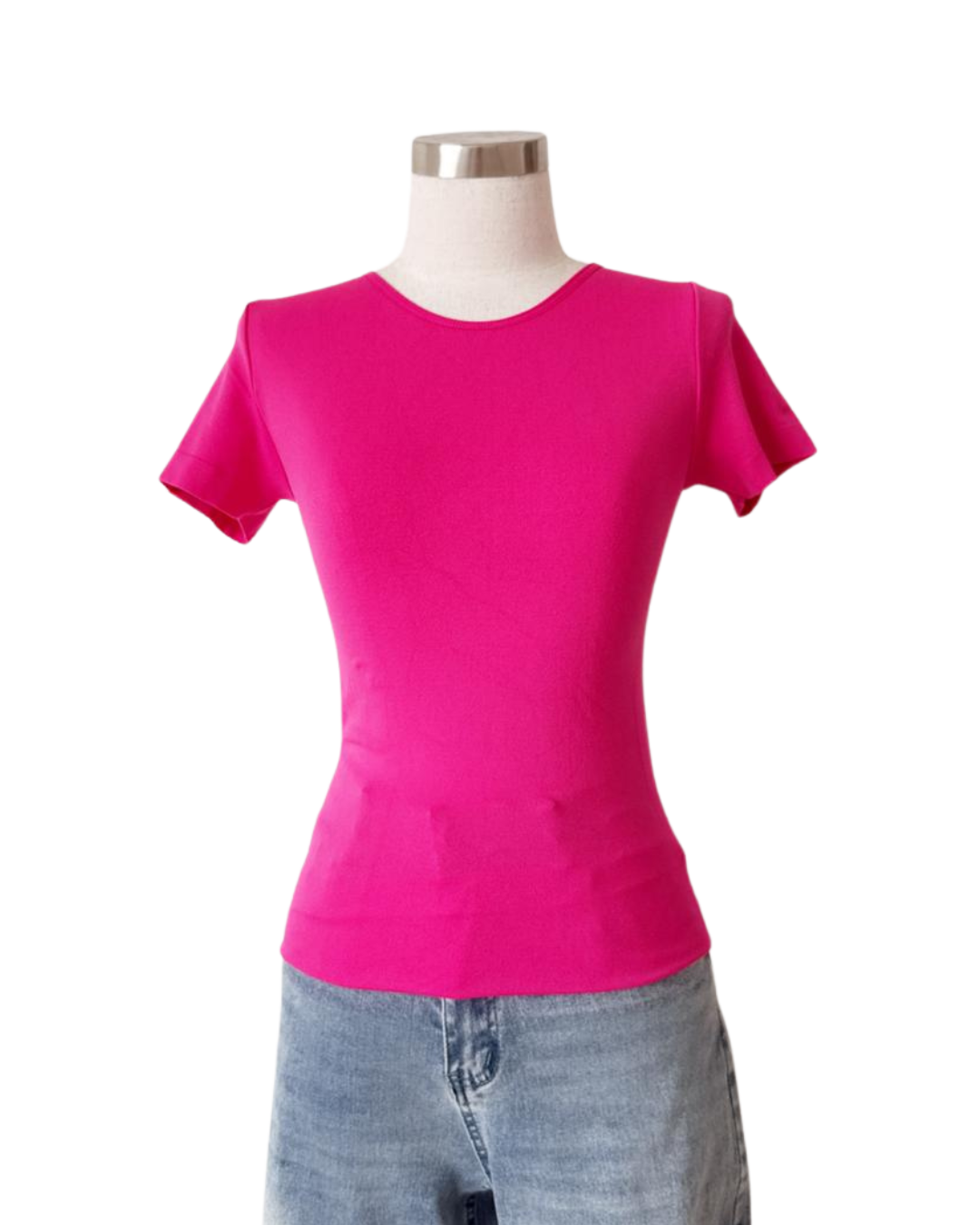 Blusa tipo licrita Fucsia