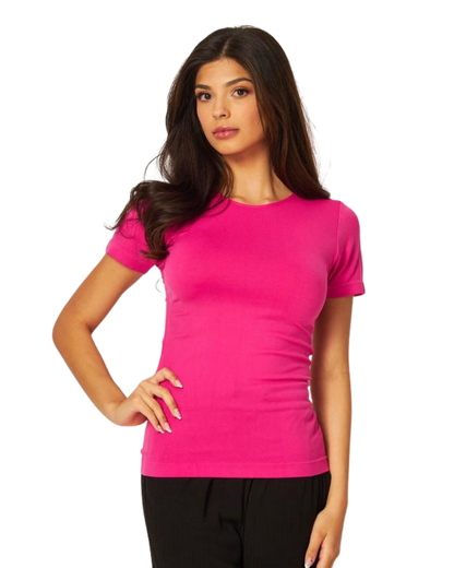 Blusa tipo licrita Fucsia