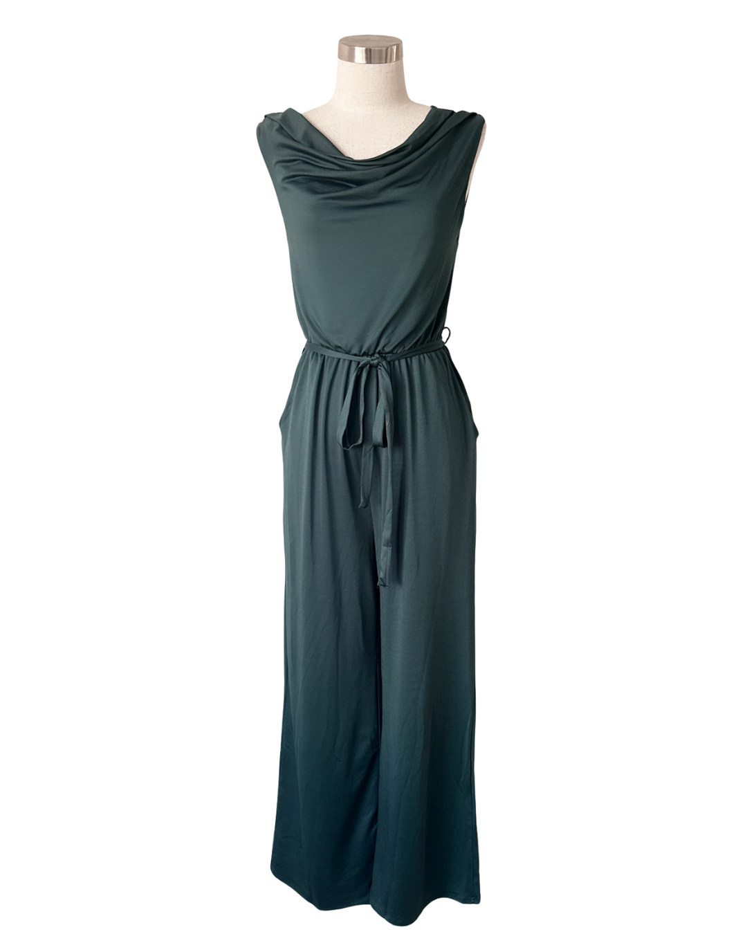 Enterizo licra fría con bolsillos