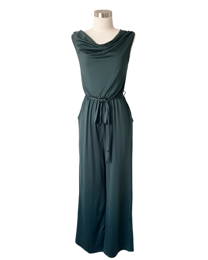 Enterizo licra fría con bolsillos