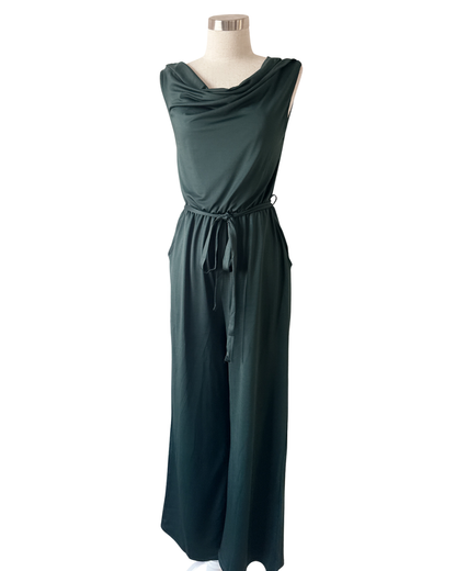 Enterizo licra fría con bolsillos