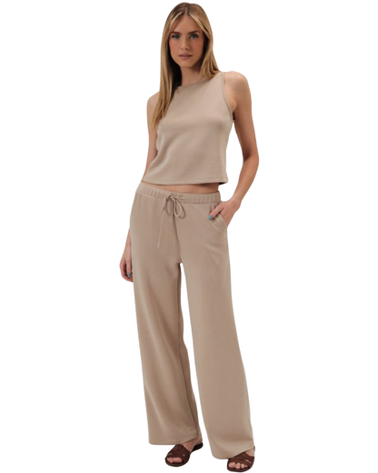 Set Casual Chic pantalón y blusa gris