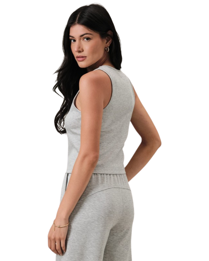Set Casual Chic pantalón y blusa gris