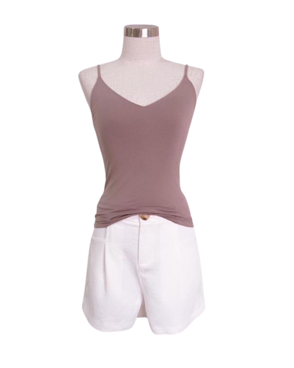 Short algodón blanco