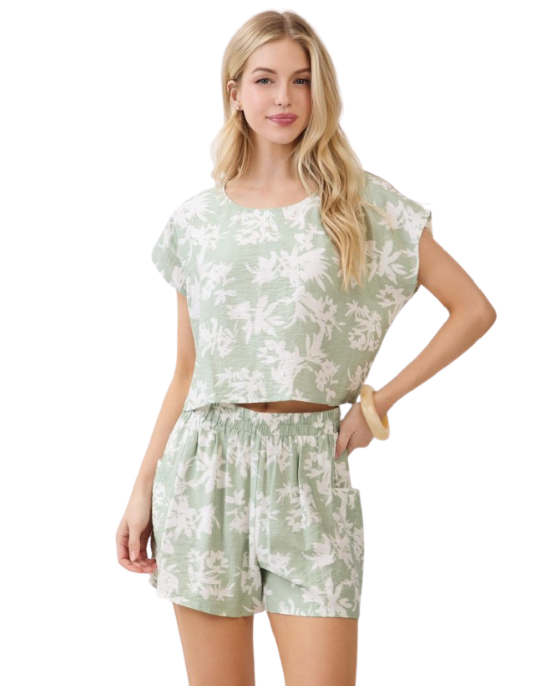 Conjunto Tropical Short Blusa