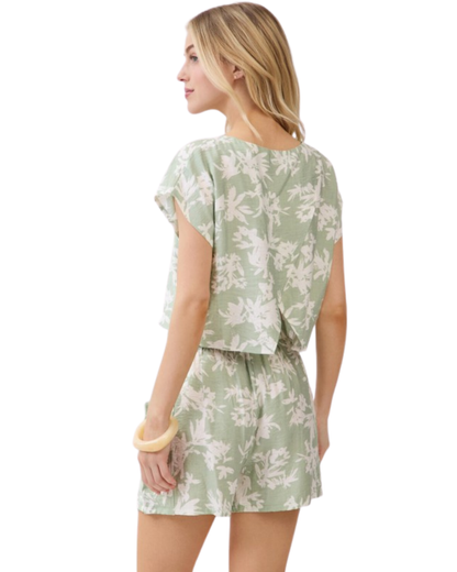 Conjunto Tropical Short Blusa