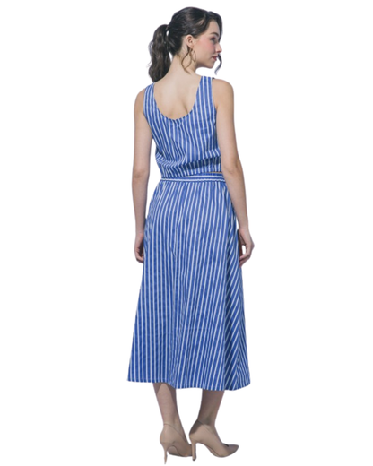 Set rayas blusa y falda