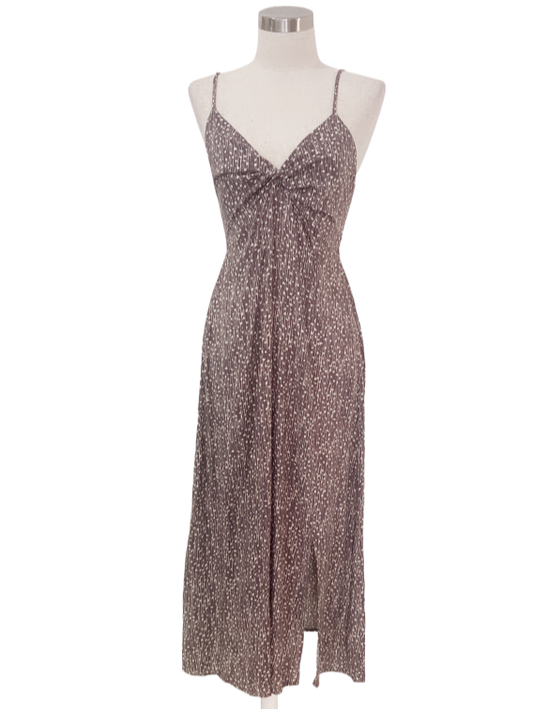 Vestido animal print
