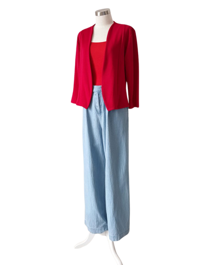 Blusa romántico cuello cuadrado