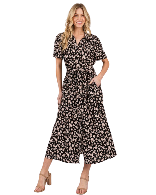 Vestido estampado floral