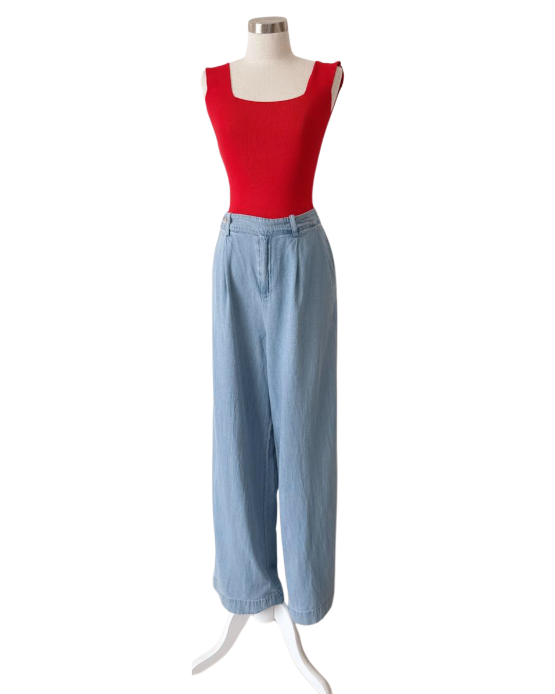 Blusa romántico cuello cuadrado