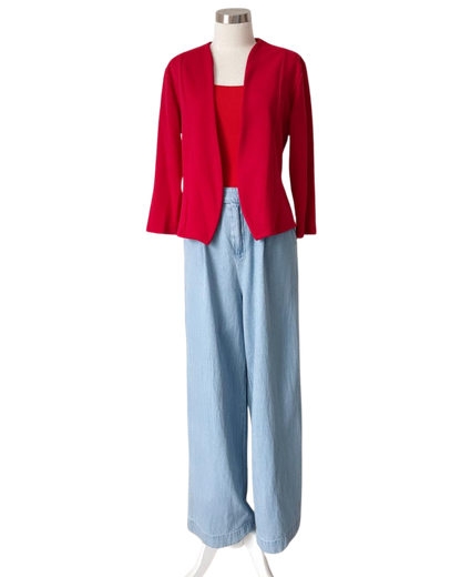 Blusa romántico cuello cuadrado